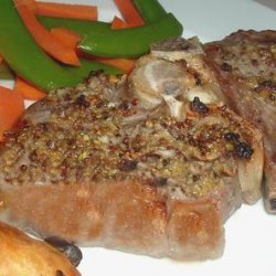 Lamb Chops With Peppercorn & Garlic Paste