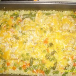 Campbells Cheesy Chicken & Rice Casserole