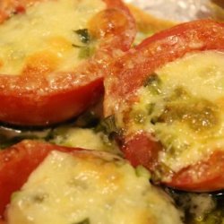 Baked Pesto Tomatoes