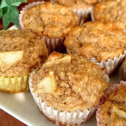 Oatmeal Apple Raisin Muffins