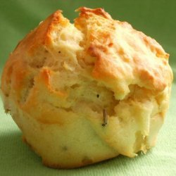 Savoury Muffins With Feta Cheese, Onion and Rosemary