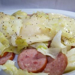 Cabbage, Kielbasa and Pierogies