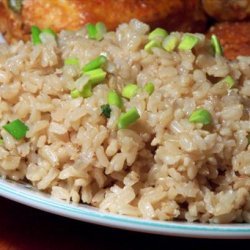 Garlicky Brown Rice